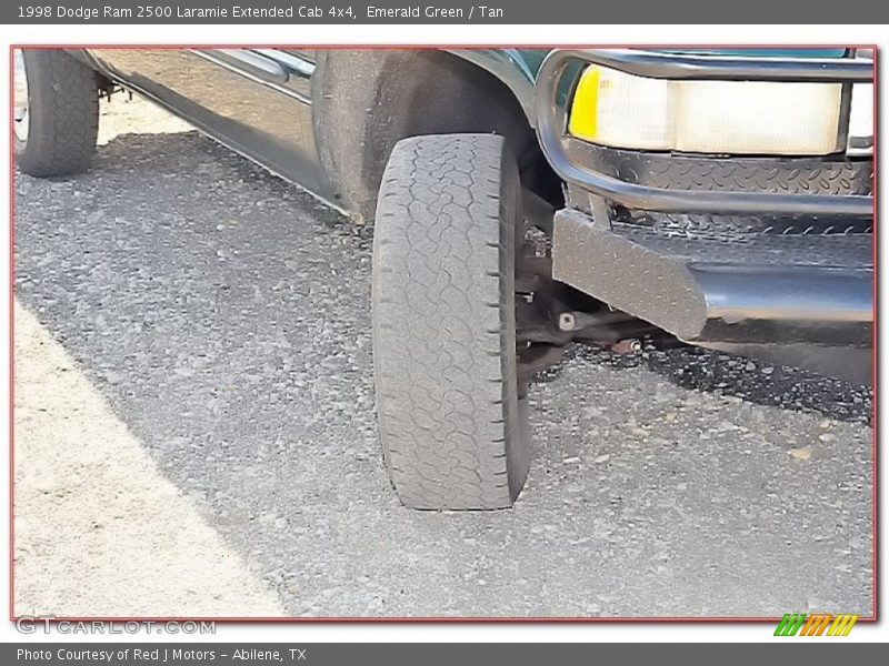 Emerald Green / Tan 1998 Dodge Ram 2500 Laramie Extended Cab 4x4