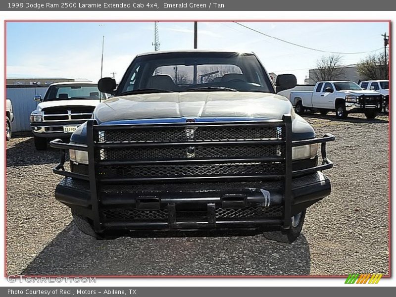 Emerald Green / Tan 1998 Dodge Ram 2500 Laramie Extended Cab 4x4