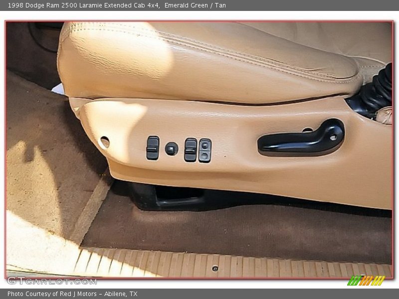 Emerald Green / Tan 1998 Dodge Ram 2500 Laramie Extended Cab 4x4