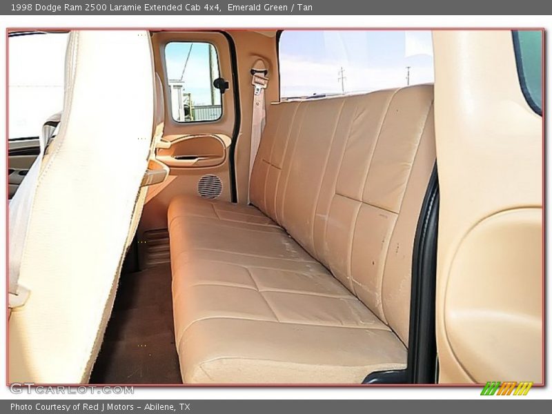 Emerald Green / Tan 1998 Dodge Ram 2500 Laramie Extended Cab 4x4