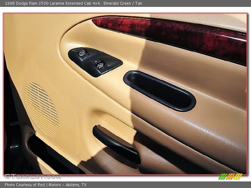Emerald Green / Tan 1998 Dodge Ram 2500 Laramie Extended Cab 4x4