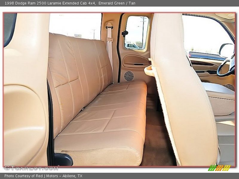 Emerald Green / Tan 1998 Dodge Ram 2500 Laramie Extended Cab 4x4