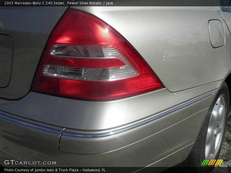 Pewter Silver Metallic / Java 2003 Mercedes-Benz C 240 Sedan