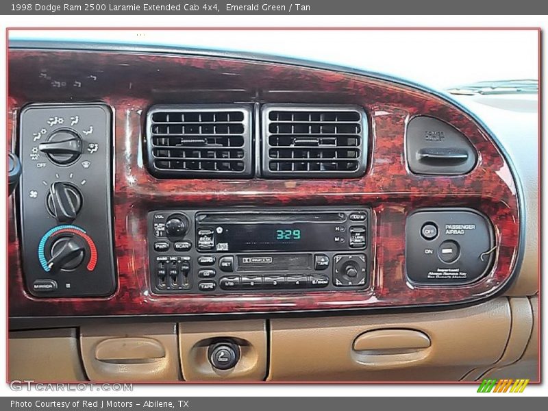 Emerald Green / Tan 1998 Dodge Ram 2500 Laramie Extended Cab 4x4