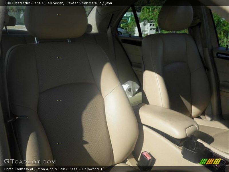 Pewter Silver Metallic / Java 2003 Mercedes-Benz C 240 Sedan