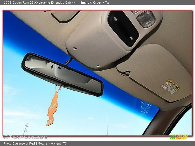 Emerald Green / Tan 1998 Dodge Ram 2500 Laramie Extended Cab 4x4