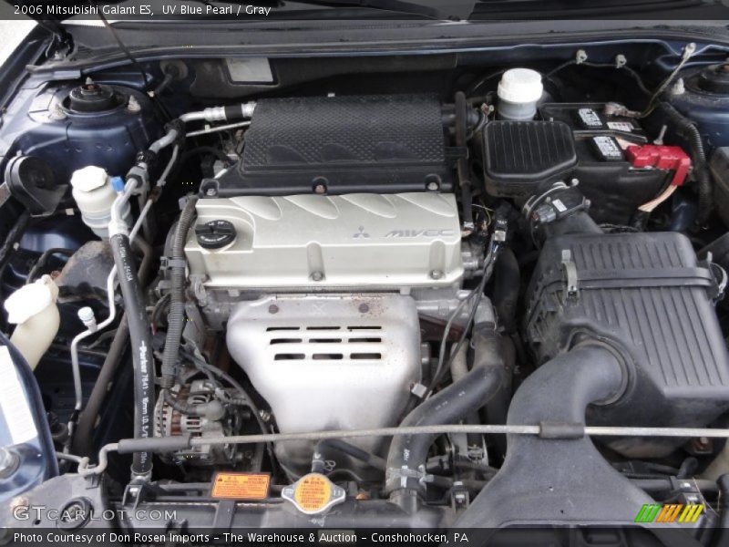 UV Blue Pearl / Gray 2006 Mitsubishi Galant ES