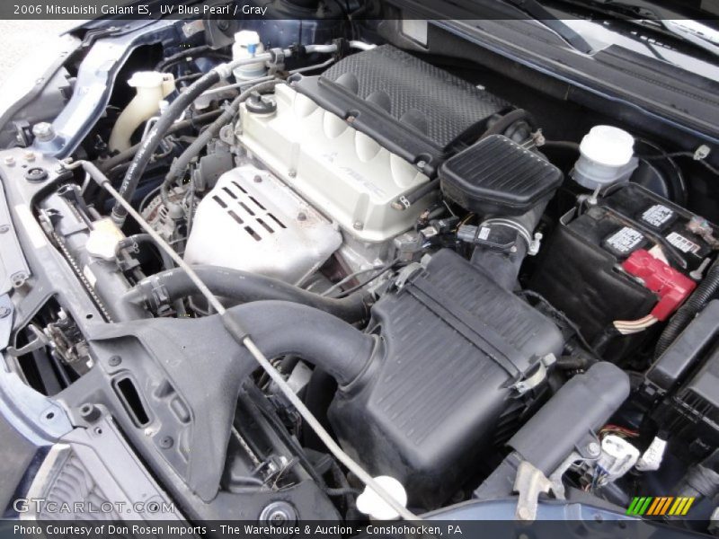 UV Blue Pearl / Gray 2006 Mitsubishi Galant ES
