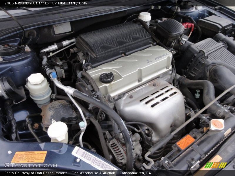 UV Blue Pearl / Gray 2006 Mitsubishi Galant ES
