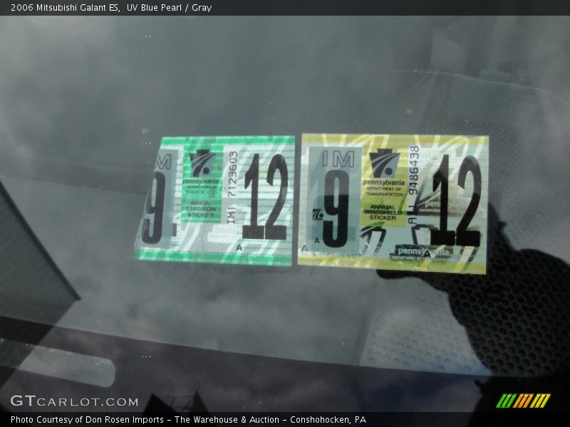 UV Blue Pearl / Gray 2006 Mitsubishi Galant ES