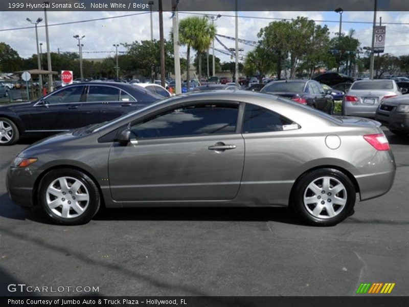 Noble White / Beige 1999 Hyundai Sonata GLS