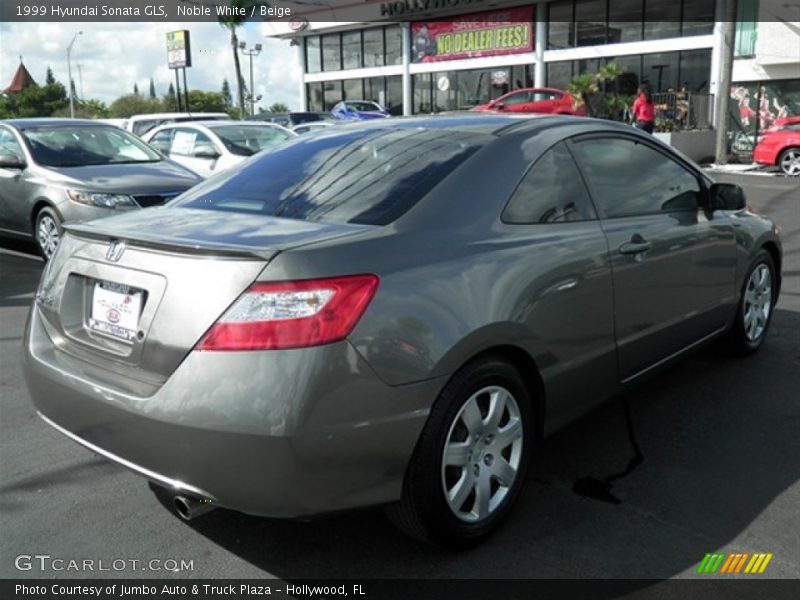 Noble White / Beige 1999 Hyundai Sonata GLS