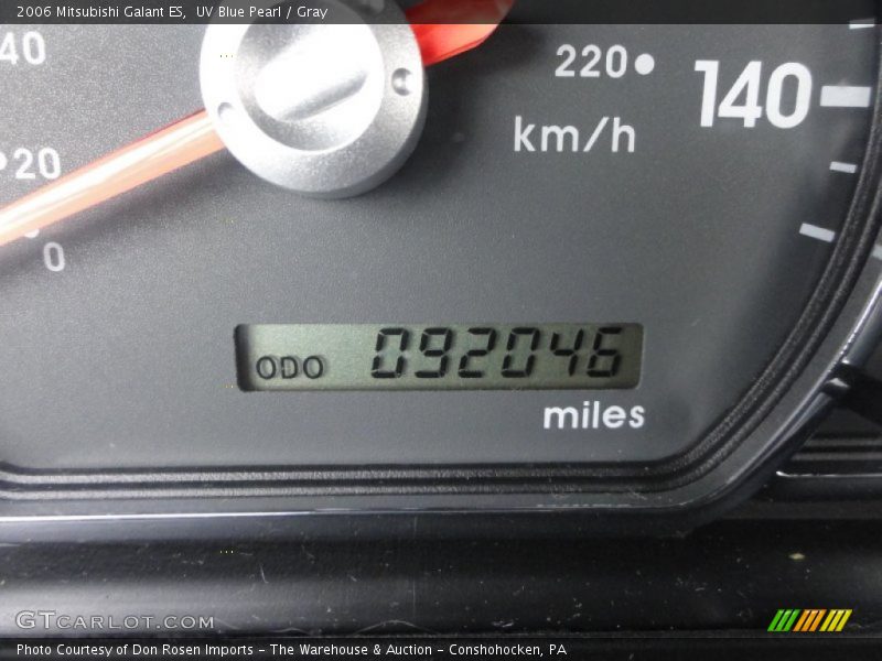 UV Blue Pearl / Gray 2006 Mitsubishi Galant ES