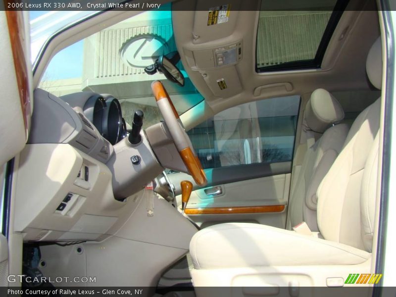 Crystal White Pearl / Ivory 2006 Lexus RX 330 AWD