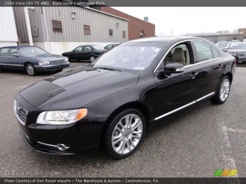 Black Stone / Anthracite Black 2009 Volvo S80 T6 AWD