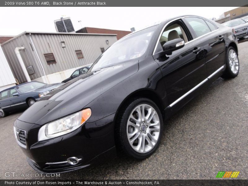 Black Stone / Anthracite Black 2009 Volvo S80 T6 AWD