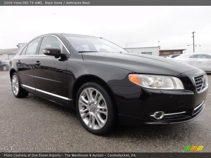 Black Stone / Anthracite Black 2009 Volvo S80 T6 AWD