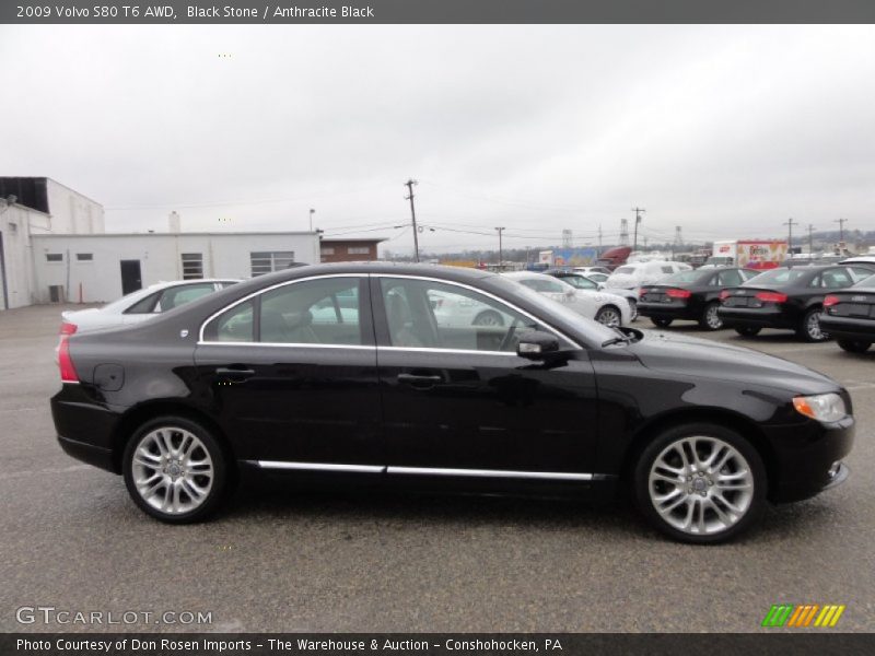 Black Stone / Anthracite Black 2009 Volvo S80 T6 AWD