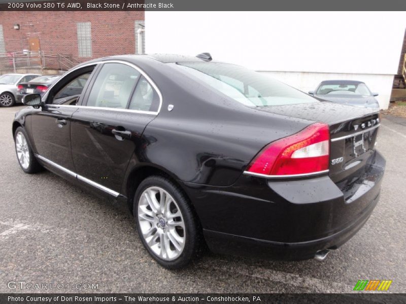Black Stone / Anthracite Black 2009 Volvo S80 T6 AWD
