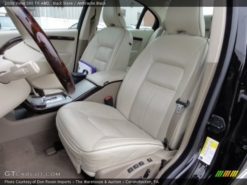 Front Seat of 2009 S80 T6 AWD