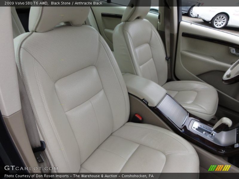  2009 S80 T6 AWD Anthracite Black Interior