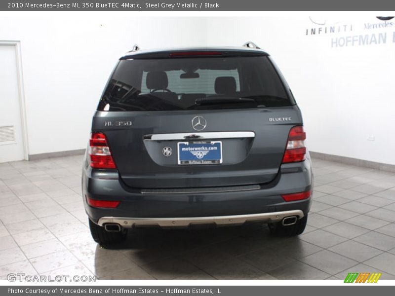 Steel Grey Metallic / Black 2010 Mercedes-Benz ML 350 BlueTEC 4Matic