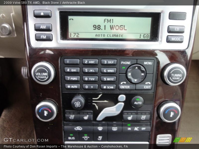 Controls of 2009 S80 T6 AWD