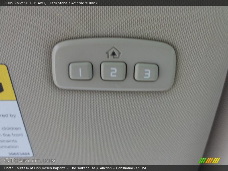 Black Stone / Anthracite Black 2009 Volvo S80 T6 AWD