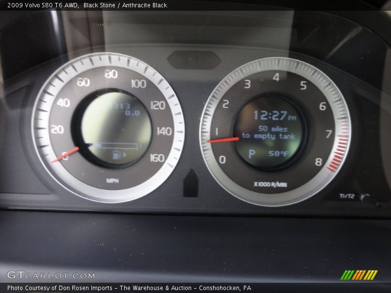Black Stone / Anthracite Black 2009 Volvo S80 T6 AWD