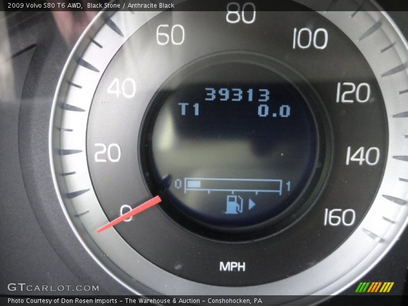 Black Stone / Anthracite Black 2009 Volvo S80 T6 AWD