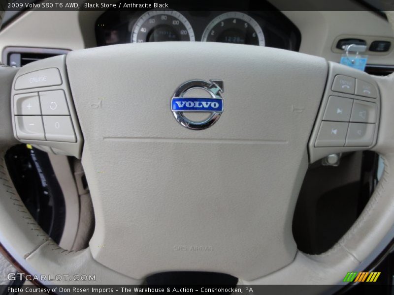 Black Stone / Anthracite Black 2009 Volvo S80 T6 AWD