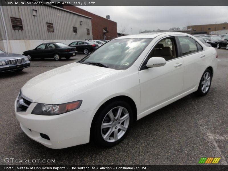 Premium White Pearl / Quartz 2005 Acura TSX Sedan