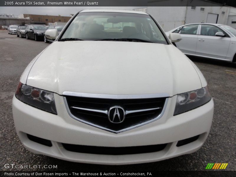 Premium White Pearl / Quartz 2005 Acura TSX Sedan