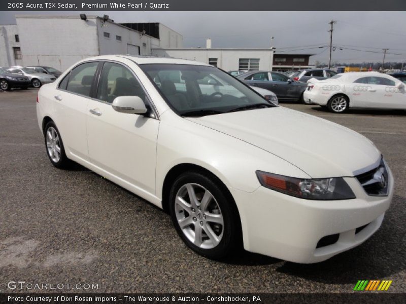 Premium White Pearl / Quartz 2005 Acura TSX Sedan