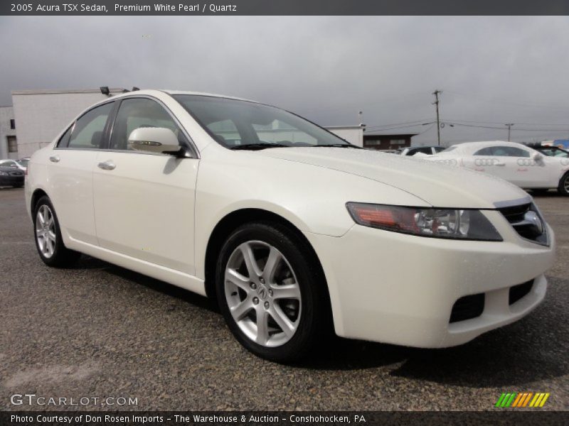 Premium White Pearl / Quartz 2005 Acura TSX Sedan