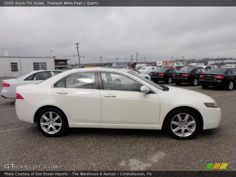 Premium White Pearl / Quartz 2005 Acura TSX Sedan