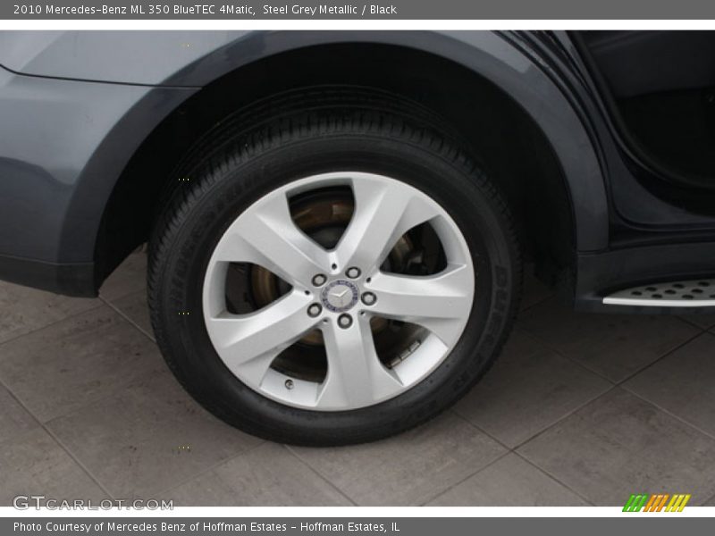 Steel Grey Metallic / Black 2010 Mercedes-Benz ML 350 BlueTEC 4Matic