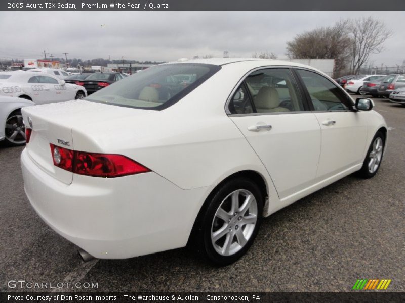 Premium White Pearl / Quartz 2005 Acura TSX Sedan