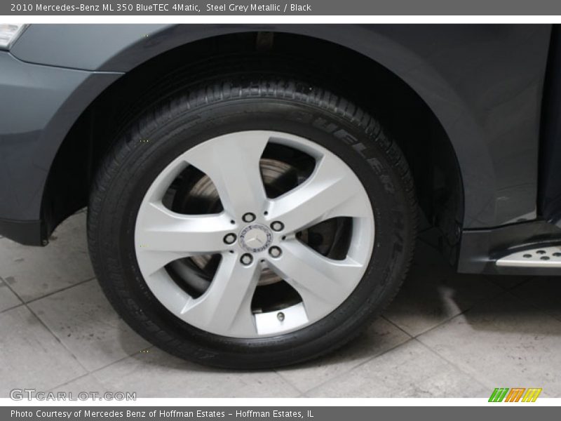 Steel Grey Metallic / Black 2010 Mercedes-Benz ML 350 BlueTEC 4Matic