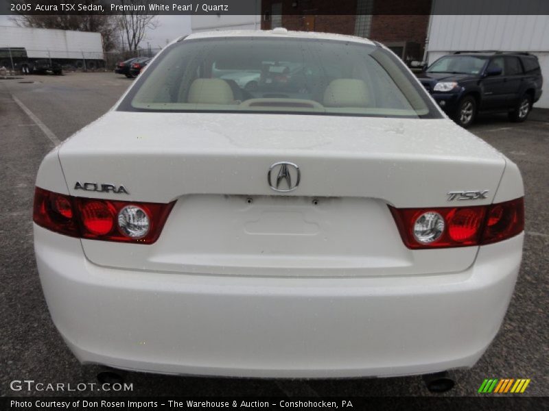 Premium White Pearl / Quartz 2005 Acura TSX Sedan
