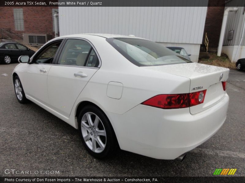 Premium White Pearl / Quartz 2005 Acura TSX Sedan