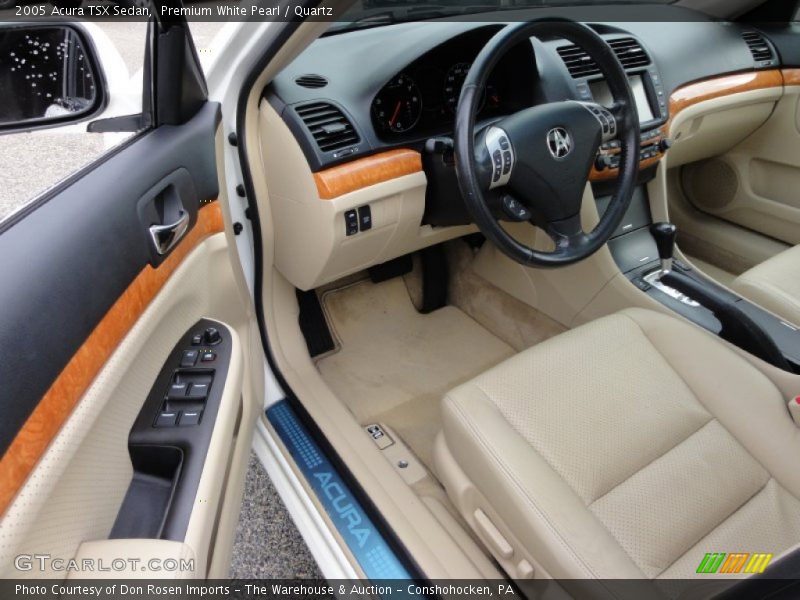 Premium White Pearl / Quartz 2005 Acura TSX Sedan