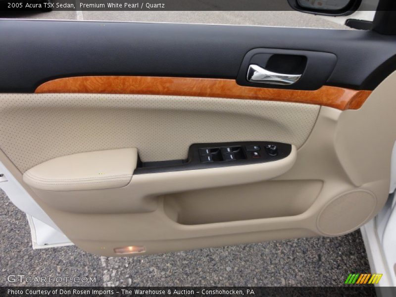 Premium White Pearl / Quartz 2005 Acura TSX Sedan