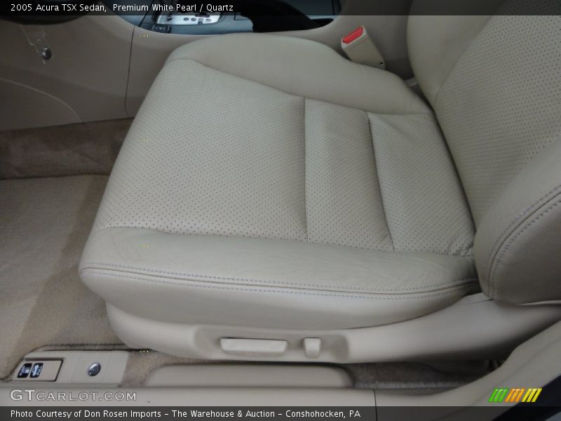 Premium White Pearl / Quartz 2005 Acura TSX Sedan