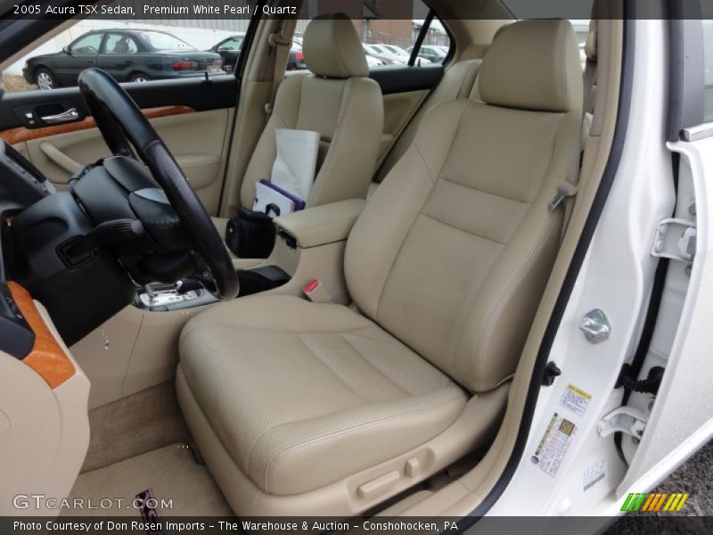 Premium White Pearl / Quartz 2005 Acura TSX Sedan