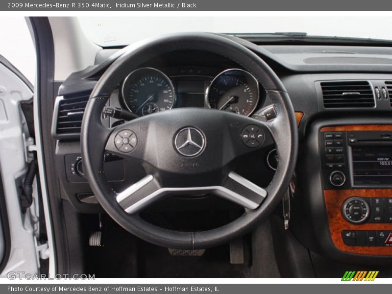 Iridium Silver Metallic / Black 2009 Mercedes-Benz R 350 4Matic