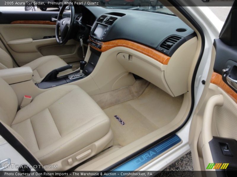 Premium White Pearl / Quartz 2005 Acura TSX Sedan
