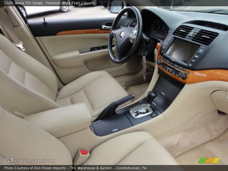 Premium White Pearl / Quartz 2005 Acura TSX Sedan