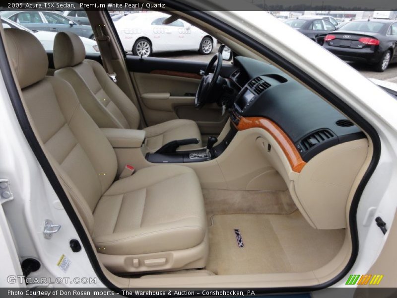 Premium White Pearl / Quartz 2005 Acura TSX Sedan