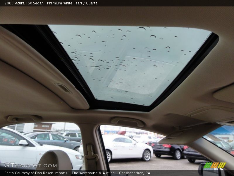 Premium White Pearl / Quartz 2005 Acura TSX Sedan